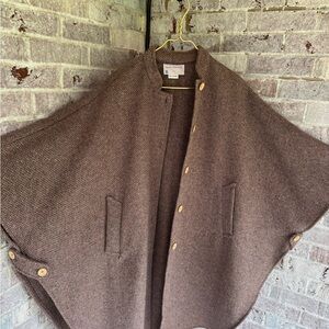 Vintage Berroco Wool Cape Coat